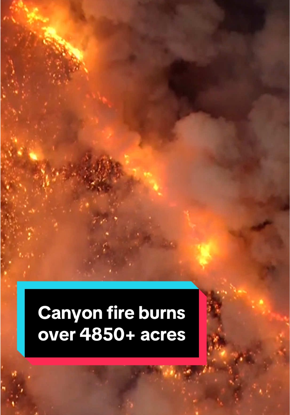 The Canyon Fire continues to burn into the night, reaching burning nearly 5,000 acres.  It started near Lake Piru in Ventura County and is pushing east into Los Angeles County toward Castaic. At least one home has burned and one school is threatened as flames came close to a football field. Mandatory evacuations are in place. Our Mike Rogers from The Desk has the latest on evacuations as we go into the night. #fire #wildfire #canyonfire #cbs #kcal #kcalnews #losangeles #ventura #socal #california