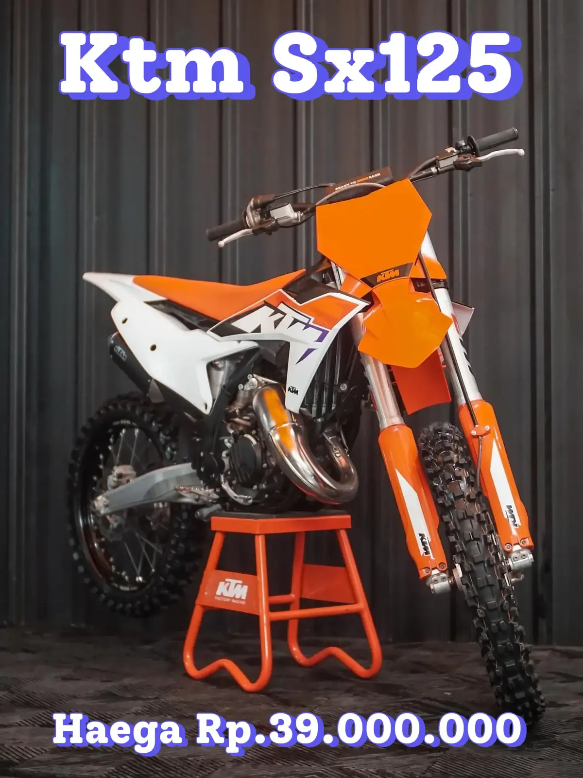Ready Kendaraan..!!  ♦MERK: Ktm Sx125 ♦TAHUN: 2023 ♦HARGA CASH RP.39.000.000 WA Admin (083115587387)  ♦Faktur Lengkap ♦InsyaAllah Amanah ♦Siap Bantu Kirim #moto #ktm #ktmsx125 #murah #trailindonesiaadventure 