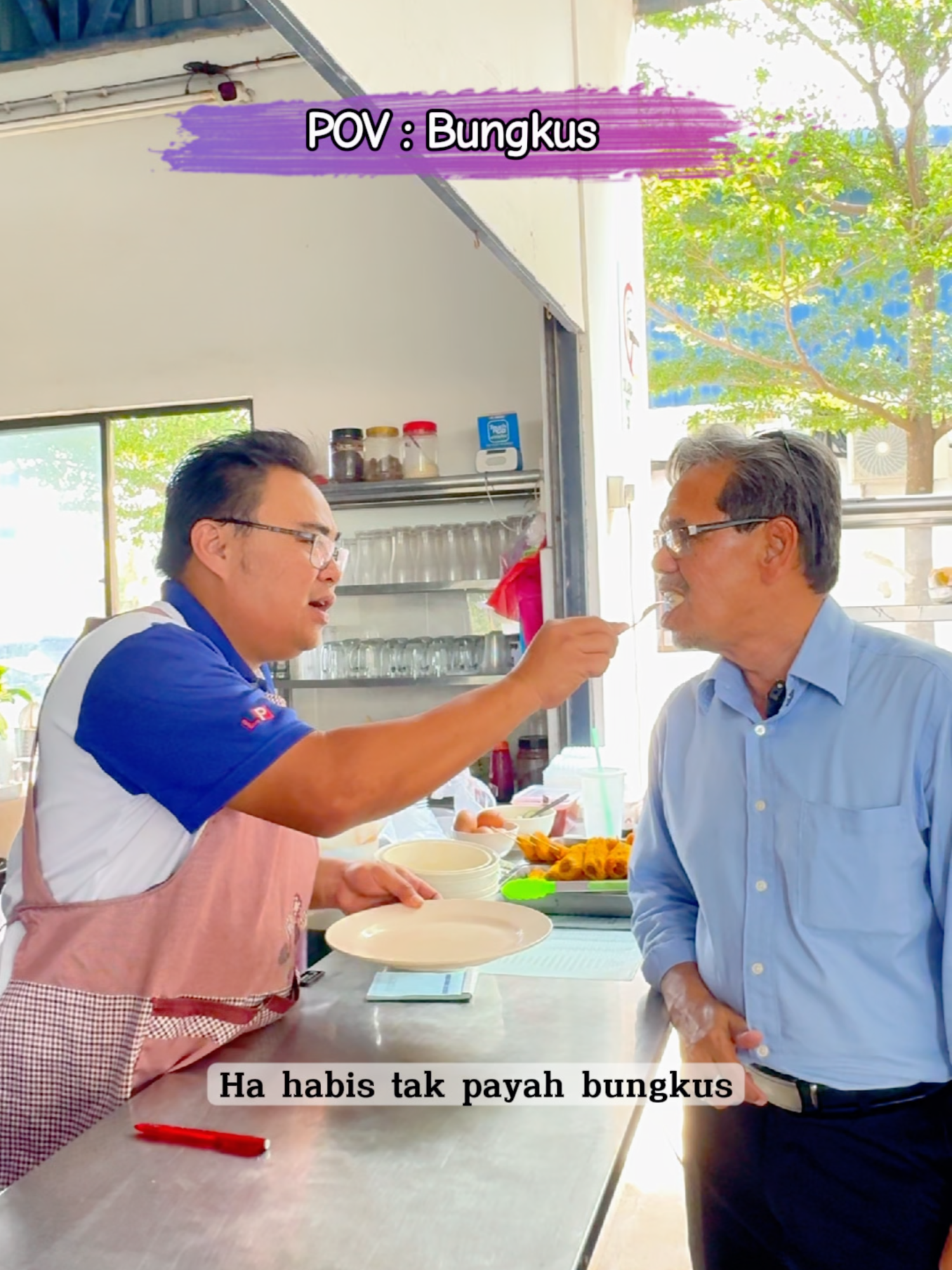 POV : Bungkus.. #fypシ #fyp #fypシ゚viral #trending #viralvideo #hiburan #dramapendek #funny #daftarlesen #drivinglicense #lesenmotor #sekolahmemandu #nilai #unisexdrivingacademy #gensengeng