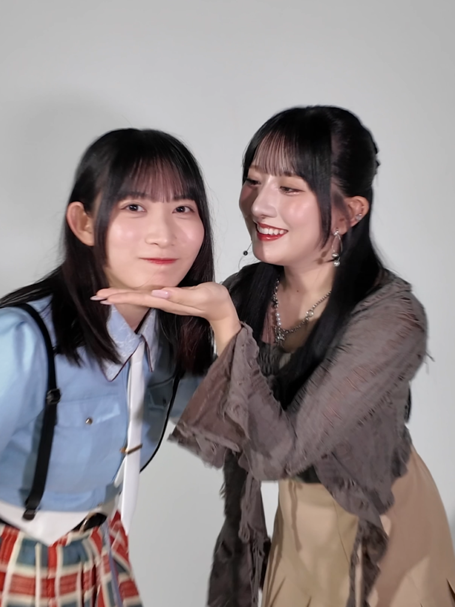 @僕が見たかった青空 の@やぎとあ さんと#パレオはエメラルド 💙 ありがとうございました👼🫶 #僕が見たかった青空 #八木仁愛  #SKE48 #相川暖花 @相川 