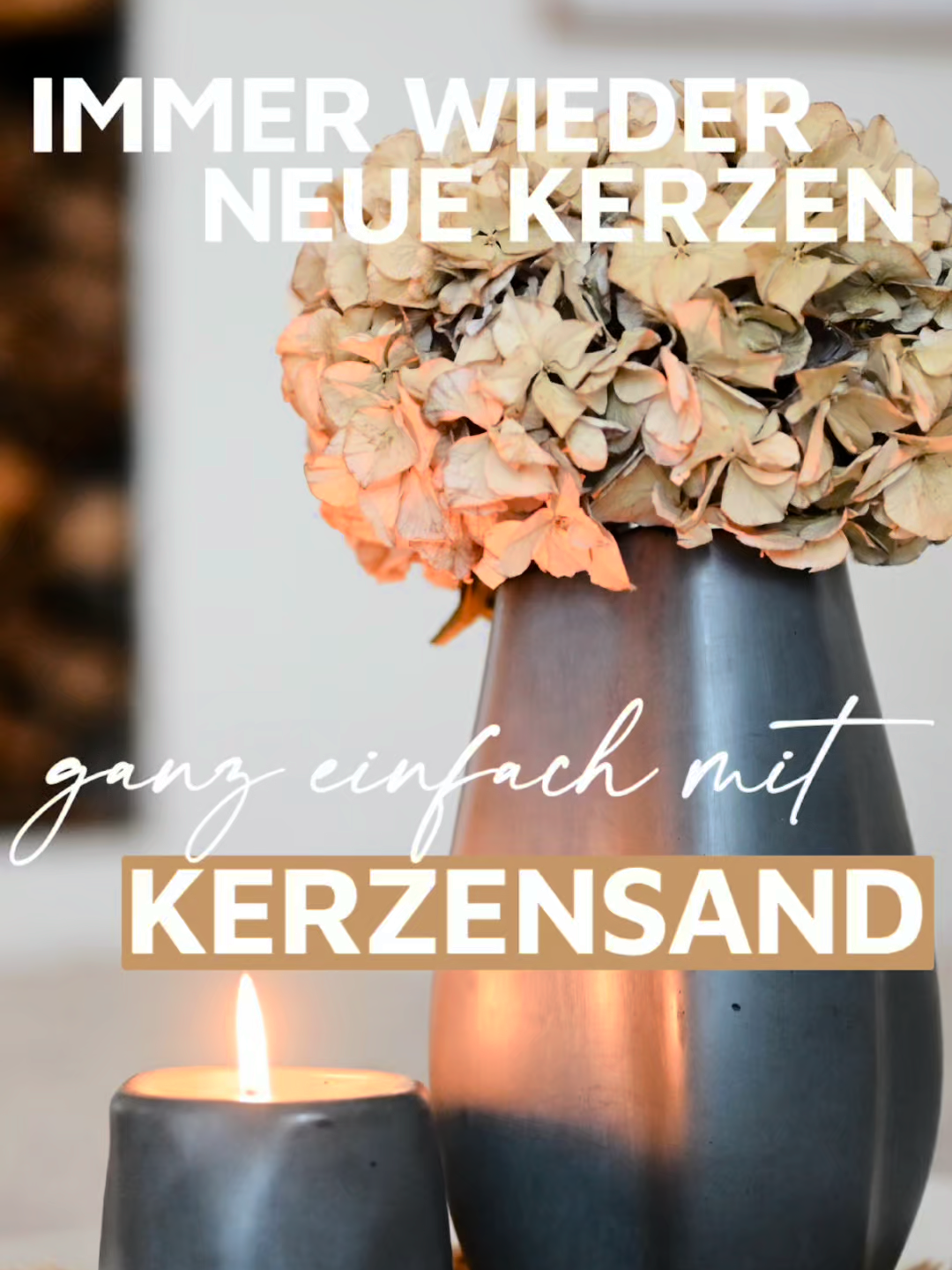 🕯️Kerzensand – immer wieder neu Einfach anzünden, genießen und bei Bedarf neues Wachsgranulat  nachfüllen. Mit unserem Kerzensand kannst du Kerzen beliebig oft neu formen und gestalten – ganz ohne Reste, immer wieder verwendbar. #stilbeton #kerzensand #kerzenideen #nachhaltig #betondesign #handgemacht #diykerzen #concretedesign