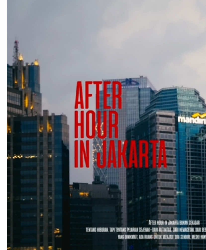 Jakarta selalu punya cerita sendiri, semangat buat para pencari rezeki di kota ini 🫶🏻 #cinematic #cinematicvideo #cinematography #jakarta #explorejakarta 