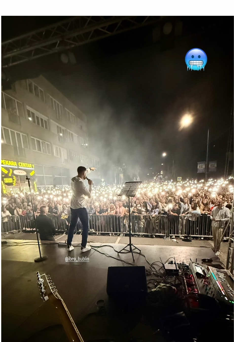 Ja tebe volim… ❤️‍🩹  #ibrobublin #night #performance #bublin #fan 