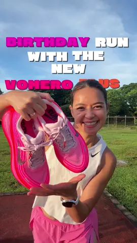 40, fresh kicks and a forecast of many miles!!Vomero Plus, it’s official! You are now part of my hype squad 🤩 let’s crush goals together!! #TeamNike #VomeroPlus #parkaccessph @parkaccess_ph @nikewomen @nike #runtok #lactacydwomensrun2025 #runner 