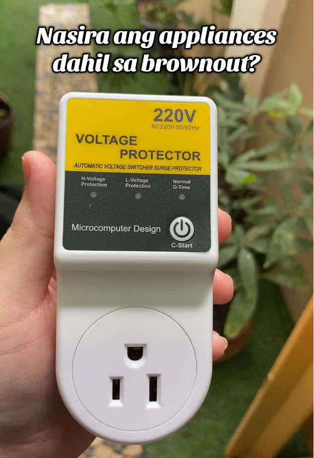 Nasira ang appliances dahil sa palaging brownout o pa wala wala na kuryente? Try this Power On Delay! #powerondelayoutlet #voltagesurgeprotector #brownoutideas #appliancespowerdelay 