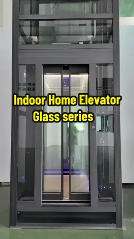 Indoor home elevator Glass series along with Aluminum shaft structure #scheinlift #elevator #elevatorfactory #elevatorfactory #elevatorproduction #villa#villaelevator 