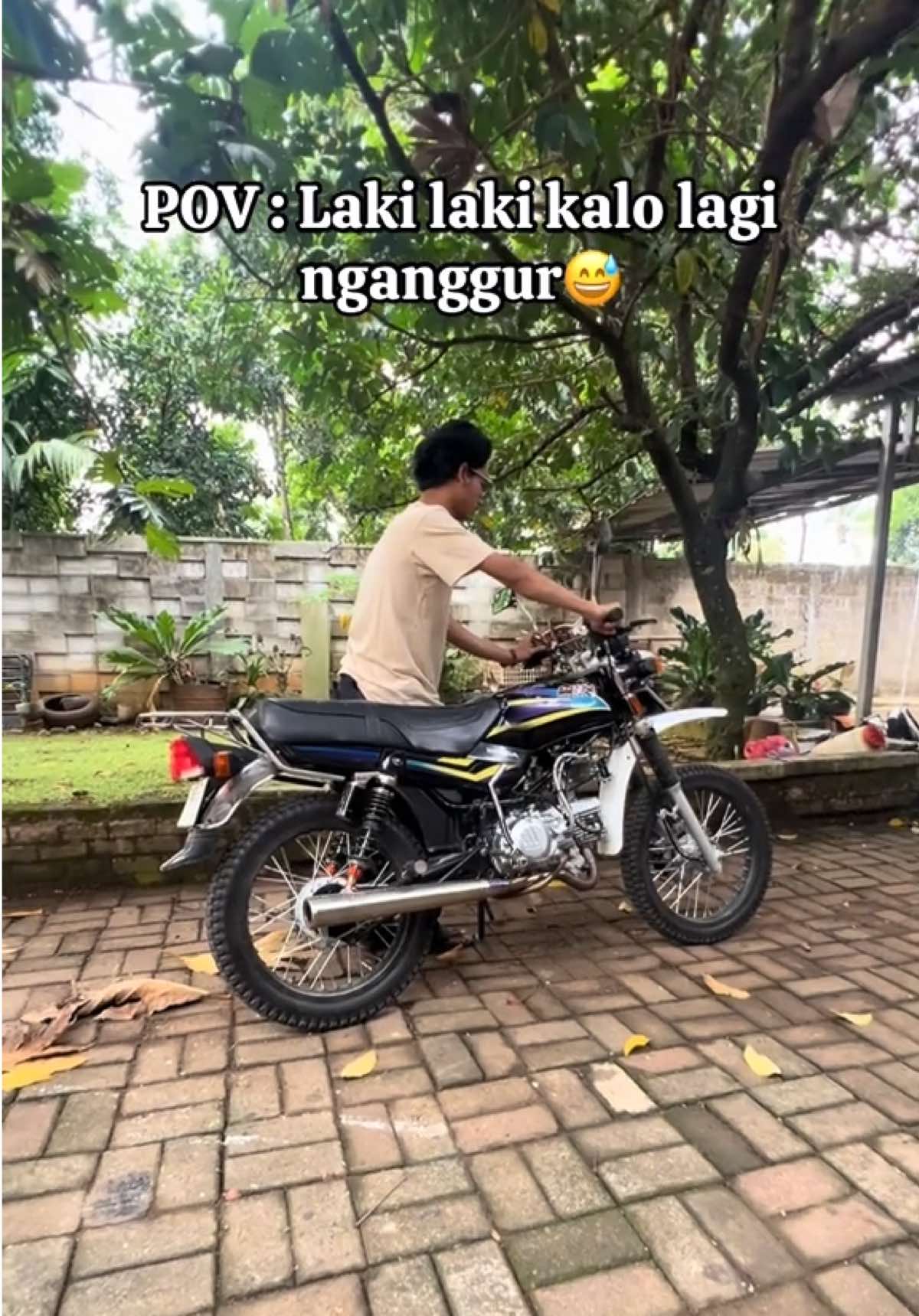 Ya beginilah pengangguran wkwk #snd #daytona #zs190 #hondawin #hondawin100