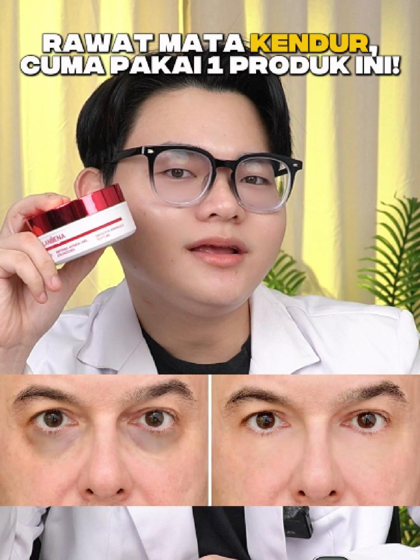 Yuk, rawat kantung mata kendur kamu cuma pakai 1 produk ini udah super praktis banget! Apalagi ada promo BUY 1 GET 1 cuma di Live  aja!🥰🎉 #lanbena #lanbenaskincare #lanbenaproducts #eyecare #eyepatch #maskermata #produkviral #trending #promo #tiktoklive #promoawalbulan #beautyforyou #buy1get1 #tanggalkembar