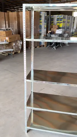 Стелаж металевий (180 x 90 x 40 см) 5 полиць, навантаження - 60 кг на полицю, оцинкована сталь, Сірий #лайфхакидлядому #лайфхак #зберіганняїжі #погреб #гараж #порядок #організація #порядкухаті #дизайндому #стелажидлядому #стелаждлядому 