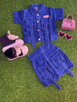 Denim set (skirt and top) 3years-8years 18,500 Nationwide delivery ✅ How to order; Call/ WhatsApp 09031731296 We are located at Block C1 Shop 18 central market Kubwa Abuja, Nigeria. #kidsfashion #trending #SmallBusiness #fypシ #aachildng #abujamums #kidsoftiktok #fashiontiktok #kidsstore #blowthisupforme @Amazingvendors 