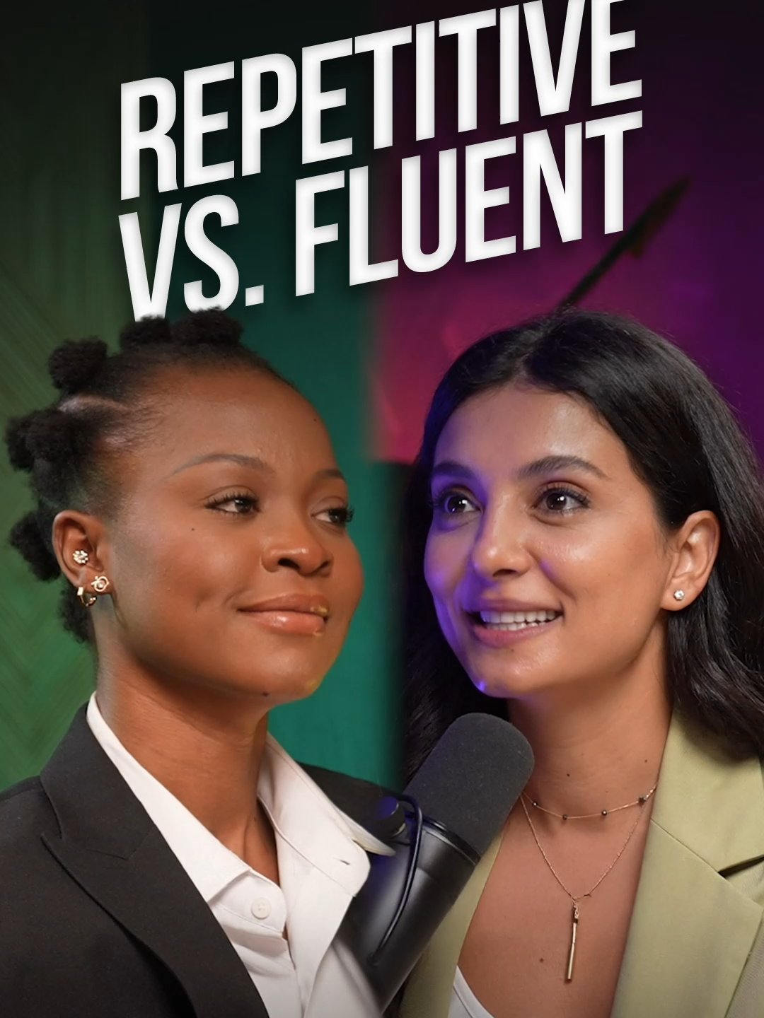 This side-by-side comparison exposes how repetitive vocabulary destroys IELTS Speaking performance. While repetitive words create awkward, unnatural responses, fluent English produces smooth, confident delivery that impresses examiners.