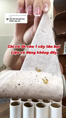Trả lời @Tím Bằng Lăng combo 10 cuộn lăn bụi tặng thêm cho mình cây lăn nữa giá đang sole chỉ 45k#caylanbui #caylanbuigagiuong #caylanbuiquanao #xuhuongtiktok 