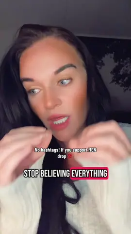 NO HASHTAGS! Drop that 💯 to support men! 