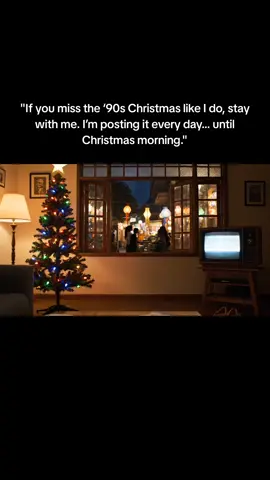 I miss the ‘90s Christmas feeling, so I’m bringing it back. 🥰🌲❄️ #christmastiktok #christmas #trending #fyp #christmastree 