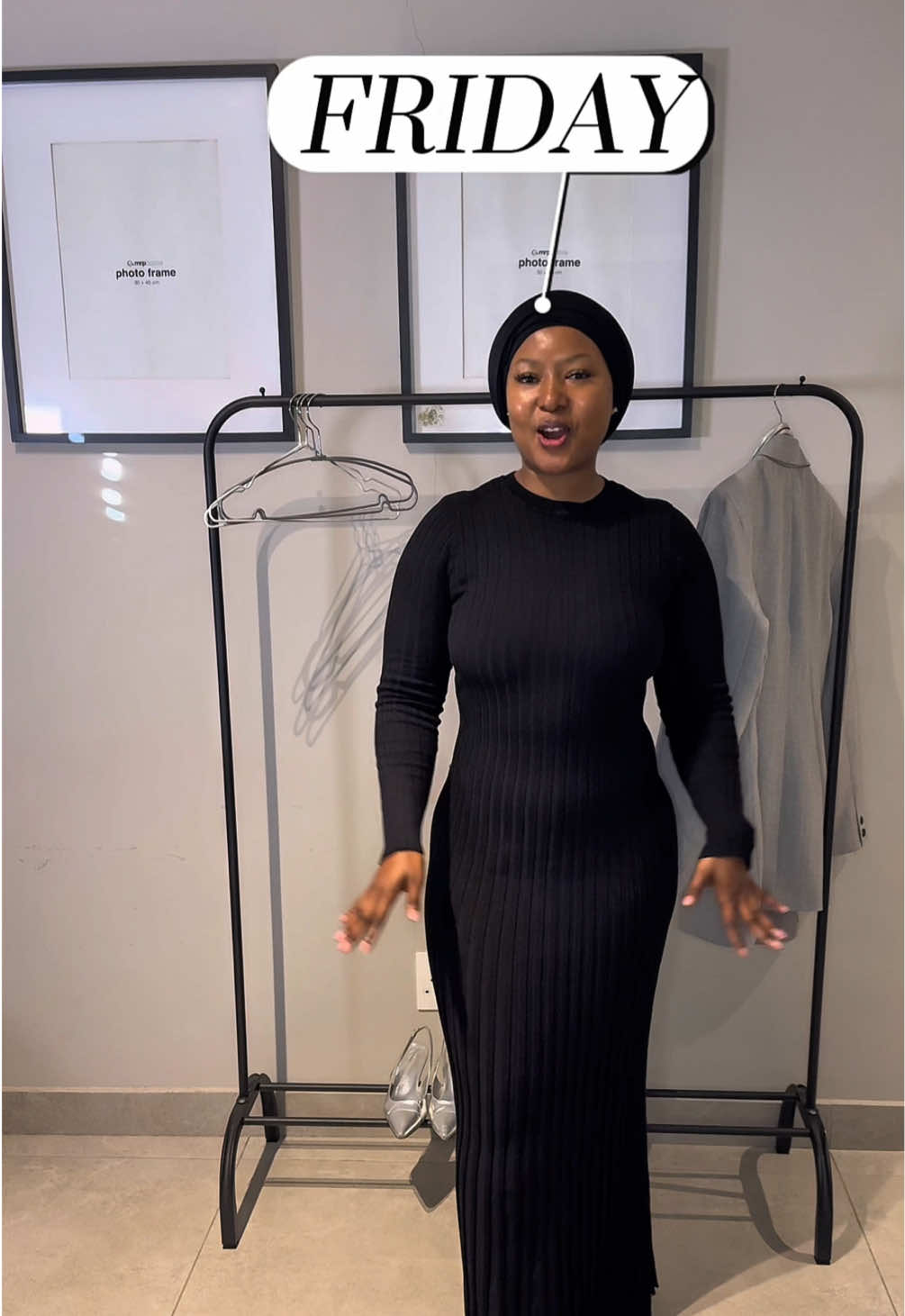 Happy Friday 💁🏽‍♀️ Outfit of the day. As always, we keep it easy and comfy🥰 ( I also may be a tad obsessed with this @Foschini SA dress) #fashiontiktok #outfitideas #worklooks #lookbook #outfitoftheday #mimimyoli_ #simplelooks #easylooks #officewear #friday  @adidas 