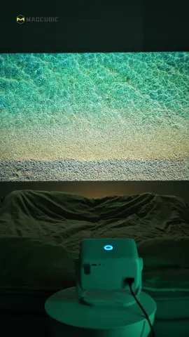 TV? Nah, This Hits Different.#projector #magcubic #tiktokmademebuyit #roomdecor #tv #L018 