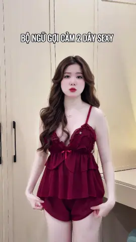 Set đồ bộ hai dây#dongunu #donguhaiday #donguxinh #donguluasatin #suthichdep 