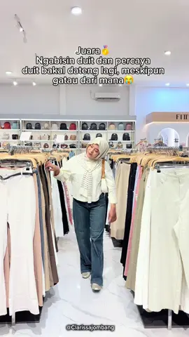 Kalau Minclars sih prinsipnya simpel, belanja tiap hari, bikin heppi!🥹 Outfit baru terus, hati senang... dompet? Masih aman dong😎  Order now🛒  IG : @clarissajombang  Tiktok : @clarissajombang  Wa : 081216326853  📍 Clarissa Store Jombang, Jl. KH. Hasyim Asy’Ari No 58, Jombatan Kecamatan Jombang, Jawa Timur 61419  ⏰ 08.30 AM - 21.00 PM  #OOTD #fashion #clarissastyle #viral #clarissajombang #OutfitKekinian #inspofashion #jombanghitz #fyppage #clarissaoutfit #foryoupage #jombang24jam #ootdhijabstyle  #fakesituation⚠️ #clarizen #foryou #eksplore #youroage #xyzbca #hijabers 