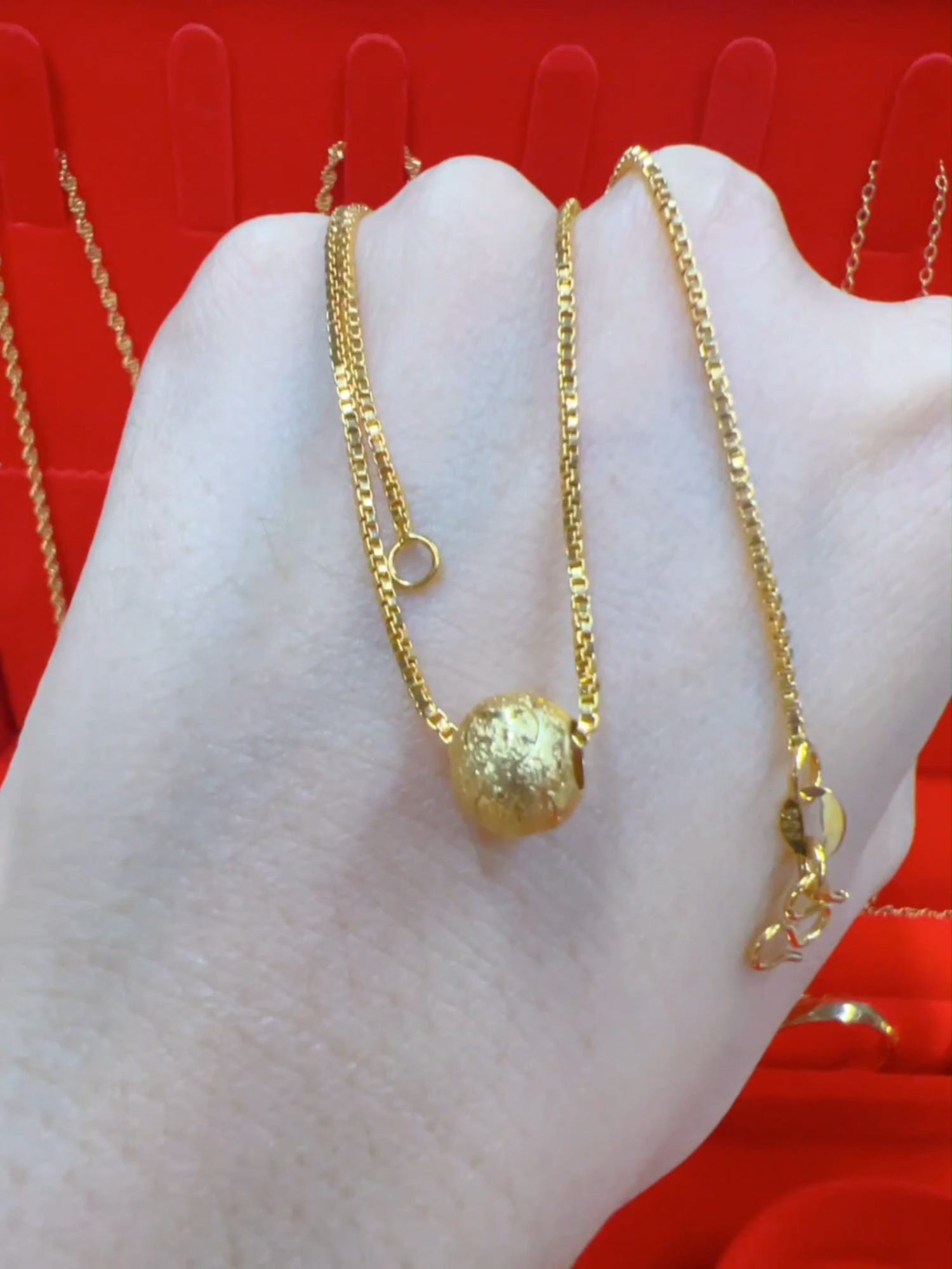 Original emas bangkok cop 916 gold necklace#916goldjewellery #jewelrytiktok🥺✨💕 #emas916 #tiktokjewellerySG #fouryou #women #necklaceforwomen #gift