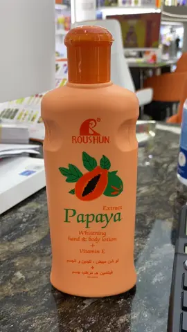 ROUSHUN Papaya whitening hand&body lotion 300ml moisturizing lotion #papayalotion #bodylotion 