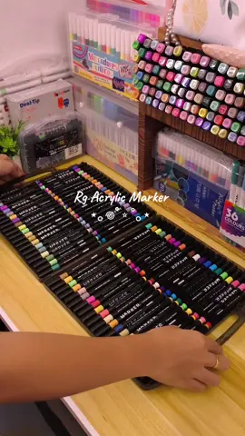affordable acrylic marker d ka lugi pa ito binili mo #acrylicmarker #rg #marker #colors #fyp 