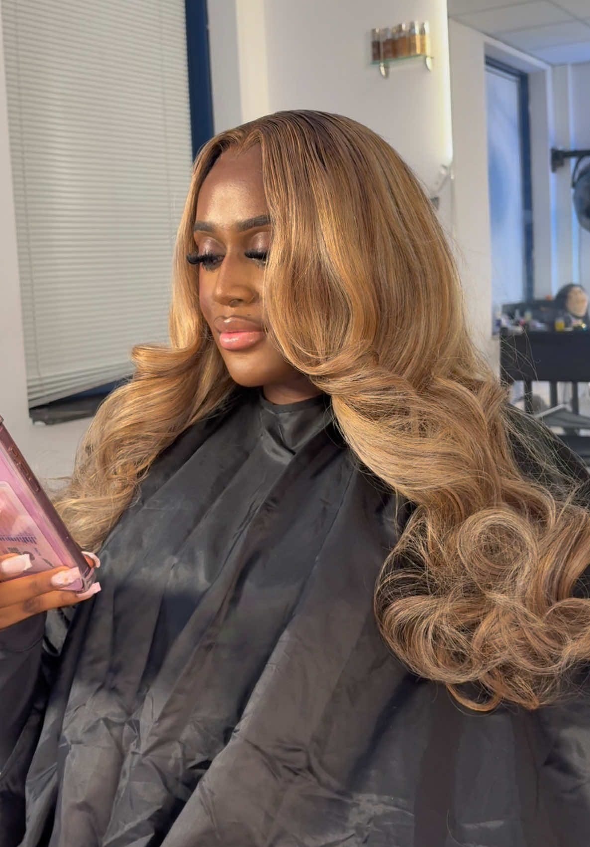 Not just a look, it’s a standard. 2x6 closure sew-in for this pretty lady🫦🎀. #londonhairstylist #rotterdamhairstylist #hairtutorials #closure #fyp  @bintou.dt 