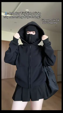 Áo có túi trong, xỏ ngón đặc biệt là nam nữ đều mang được ạaa ✨ #hoodiezip #hoodiechongnang #hoodieoversize #aochongnang #aokhoac #cucaioutfits 