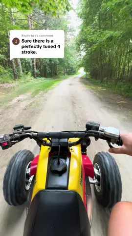 Replying to @j two stroke > 4 stroke #yamaha #banshee #atv #quad #2stroke 