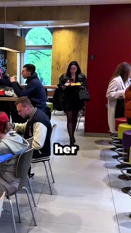 She tripped and spilled all her food 😭