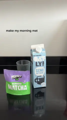 The perfect way to start a morning is with a @PerfectTed  blueberry matcha 🫐🍵🫧