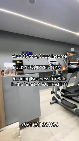Fully Equipped Gym for sale in the heart of Achrafieh! Contact us 81281186 #investment #fyp #lebanon #realestate 