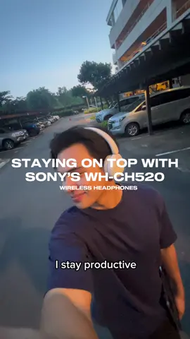 From the gym to the café to late-night binge sessions — the Sony WH-CH520 keeps up with me and every playlist. Tap the yellow basket to grab yours!  #SonyPH #WHCH520 #ForTheMusic #wirelessheadphones 