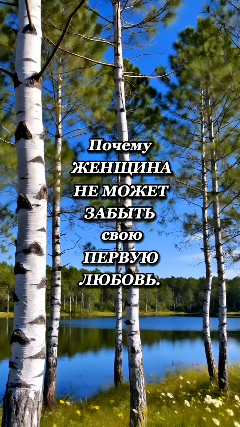 Почему женщина не может забыть свою первую любовь? А вы помните свою? #любовь #перваялюбовь #отношения #жизнь #женскаямудрость #мысли #мудрыеслова #цитаты #tiktokrus #мудрость