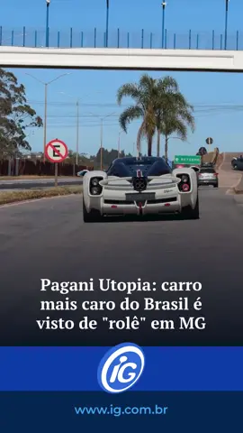 O único Pagani Utopia presente no Brasil foi visto circulando nesta semana em Belo Horizonte. Avaliado em cerca de R$ 60 milhões, o hiperesportivo italiano é uma unidade de desenvolvimento (R&D) e não integra as 99 produzidas para venda no mundo. O veículo chegou ao país em fevereiro de 2025, importado pela Paito Motors, e já detém o posto de carro mais caro em território nacional. A aparição nas ruas mineiras foi registrada pelo perfil Exclusivos BH no Instagram. 🔗 Veja as notícias do Portal iG e acesse o Canal do Whatsapp no Link da Bio 📲 📹 Reprodução / Instagram @ #PortaliG #Carros #PaganiUtopia #MG