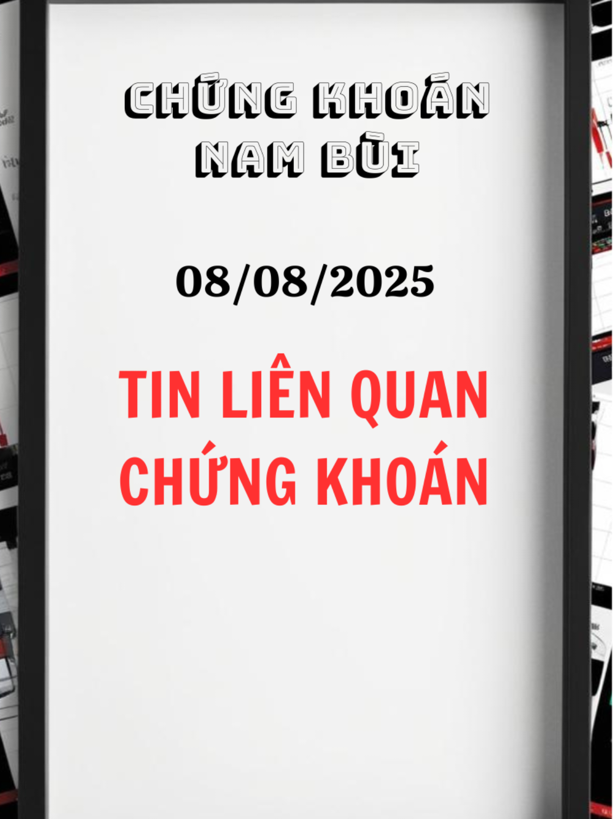 08/08/2025 #nambuichungkhoan #nambuiofficial #vnindex #cophieu #dautu 