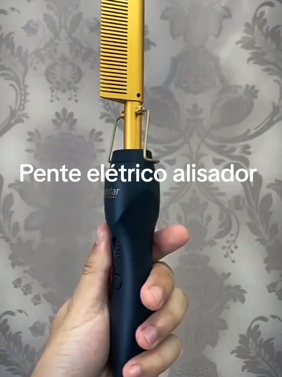 Pente elétrico alisador