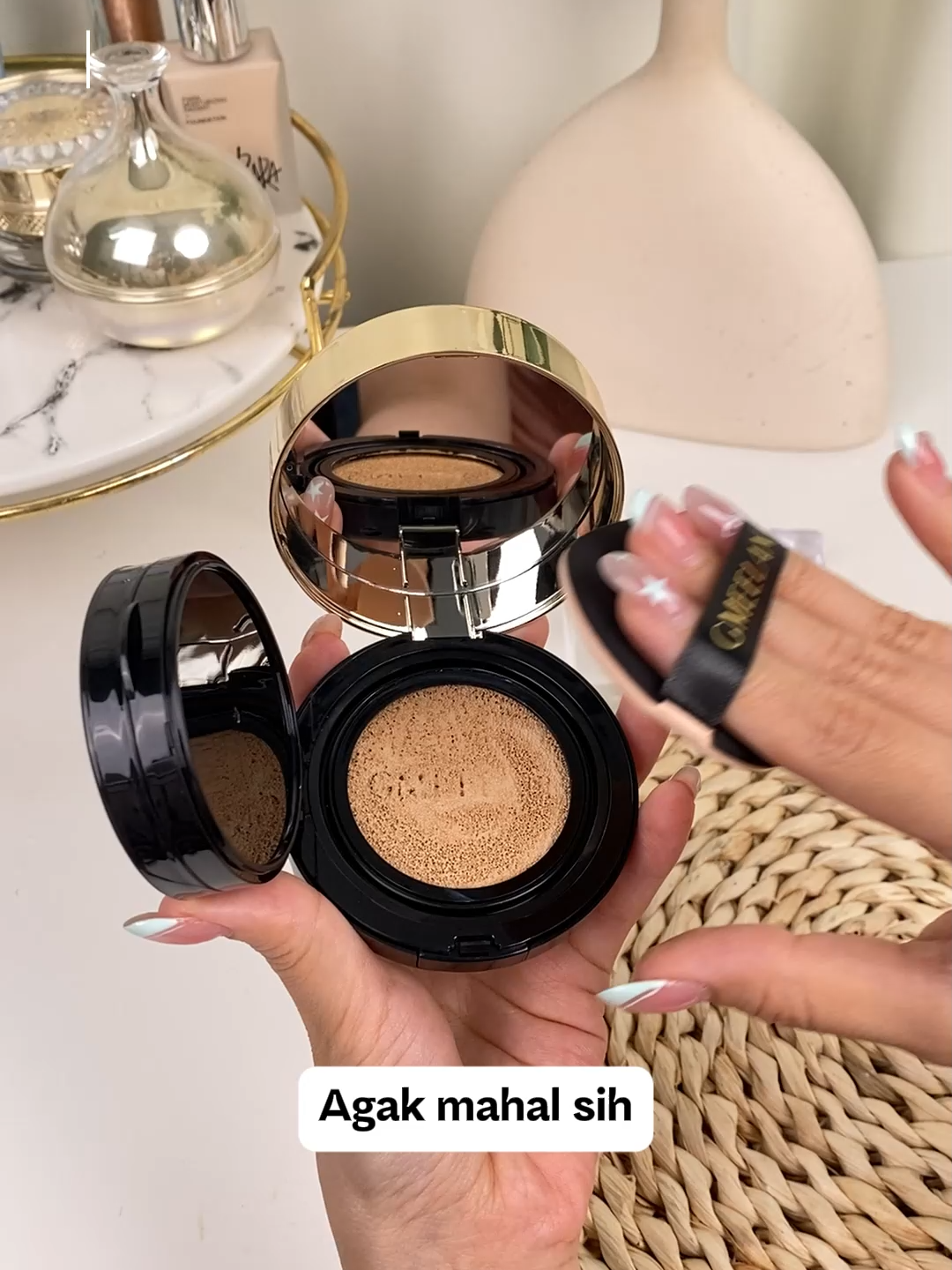 Cushion paling praktis! Buat si Mager 💕 Promo ulang tahun bikin kalap 🛍️#gmeelan #gmeelanid #aircushion #gmeelancushionpowder2in1