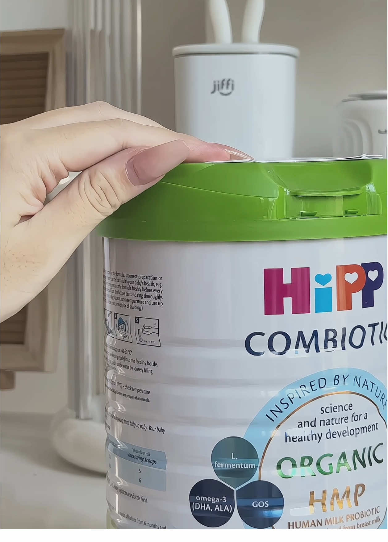 Unbox nhanh để còn pha sữa nhá 😆 #pandababi🐼 #hipp #hipporganic