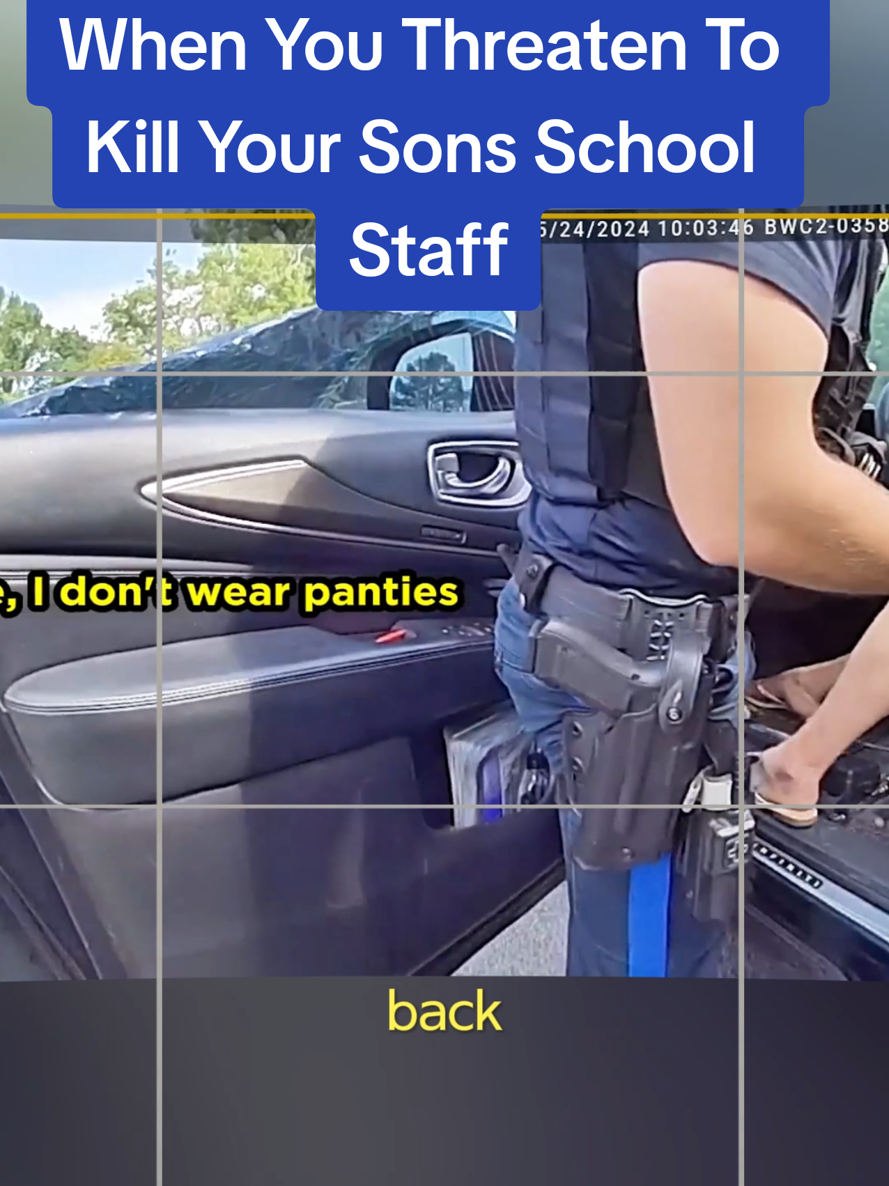When You Threaten To Kill Your Sons School Staff #cops #copsoftiktok 