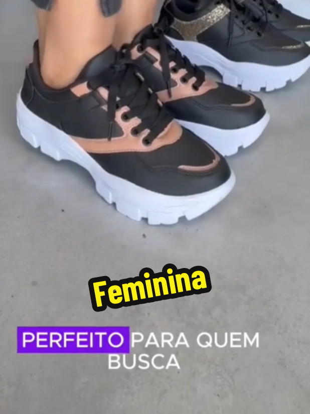Tênis Blogueira plataforma feminina 