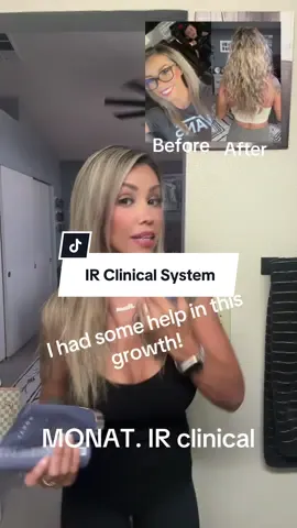 The IR Clinical System transformed my hair!!! #monat #hairtok #scalpcare 
