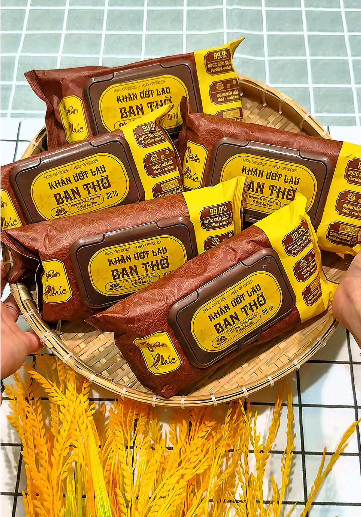 Combo 5 gói khăn lau bàn thờ Thiên Phúc chỉ 60k miễn ship##anlin210##khanlaubantho##khanuotlaubantho##khanuotlaubanthothienphuc##antamvuisam##antammuasam 