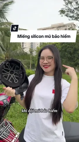 Đội mũ bảo hiểm mà k biết tới cái miếng silicon này thì quả là 1 sự thiếu sót nha #review #mepepssi #miengsiliconlotmubaohiem #viral 