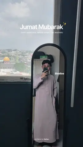 OOTD Jumatan 🍃 #ootdhijab #jubah #jumatberkah #thobe 