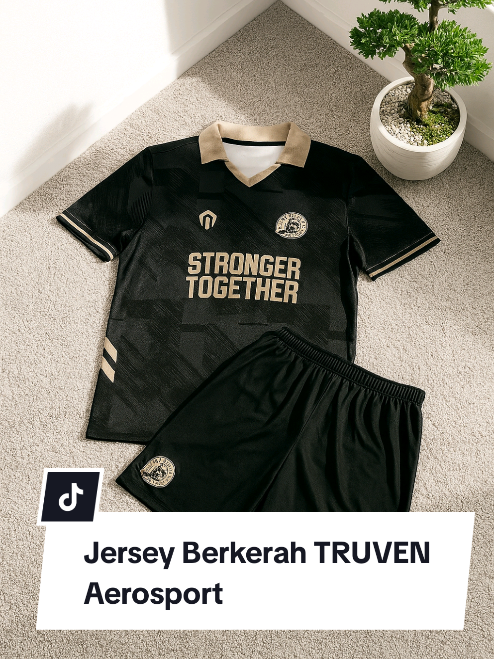 Jersey Berkerah TRUVEN Aerosport Bisa Satuan Full Printing #jersey #jerseyfutsal #jerseybola #jerseymurah 