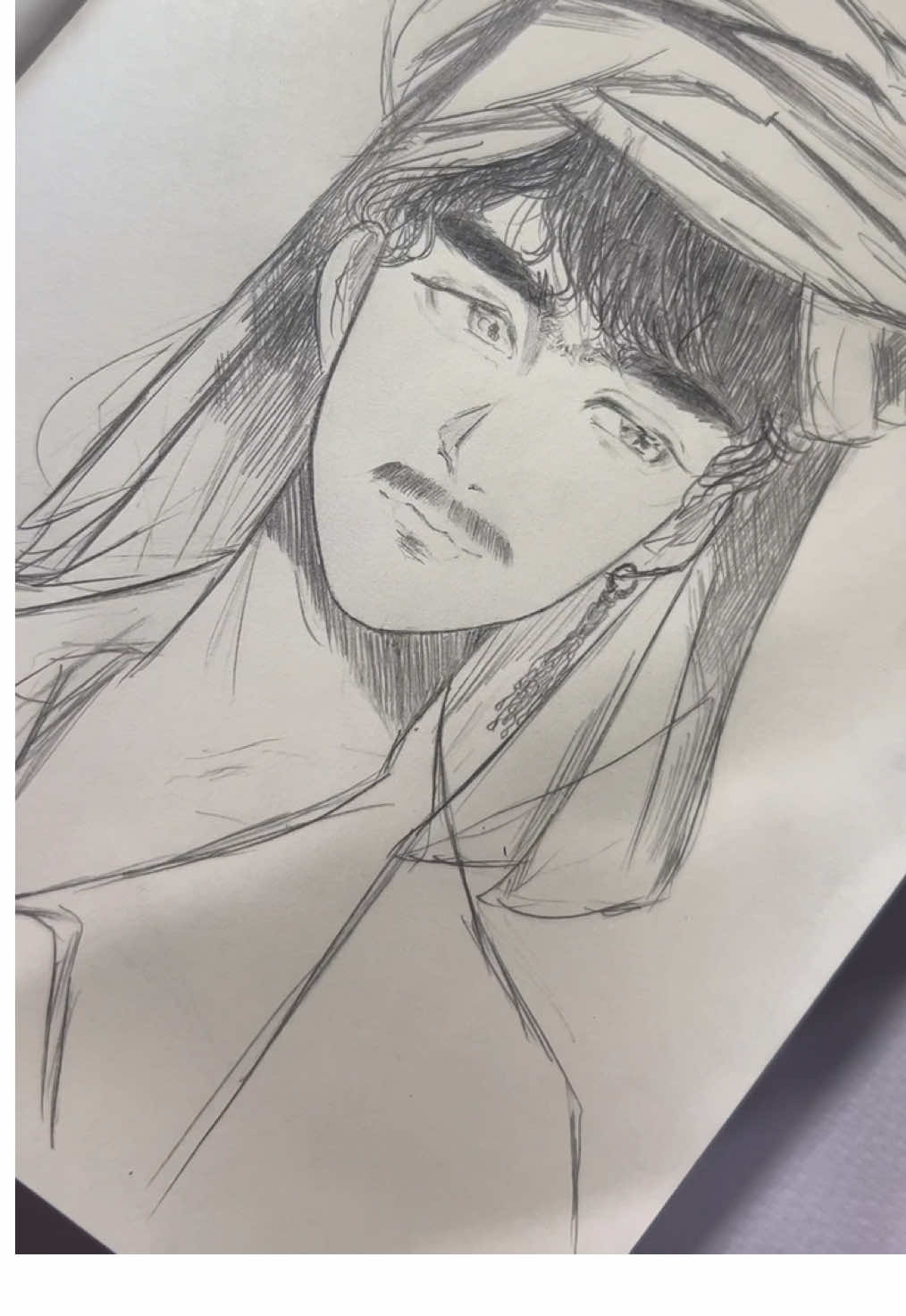 That boy at the back in my class (literally borrowed my earing)#pencilsketch #sketchcomedy #fypシ゚ #fyp 