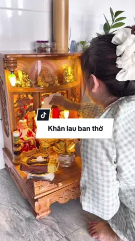 Khăn lau ban thờ mùi quế . Trầm hương đúng thơm luôn#xuhuong #viral #khanlaubanthothienphuc 