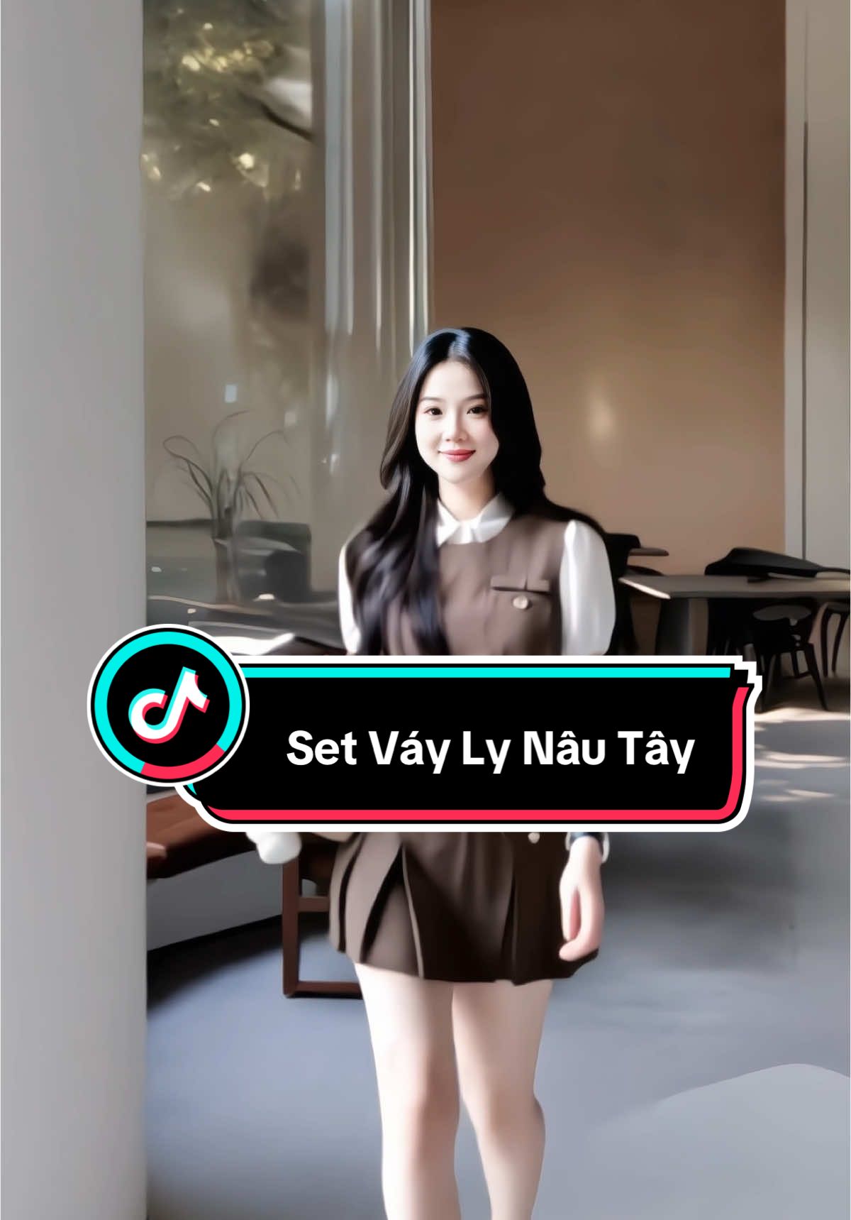 Set Váy Ly Nâu Tây Phối Túi Ngực tay phồng kèm quần  #tiemthoitrangthanhmai #setvest #vay #donu #dam #quanao #chanvay #quansuong #ao #quanjean #quannu #quanongrong #quanshort #aonu #aothun #setbo #chanvayxinh #croptop #quanaonu 