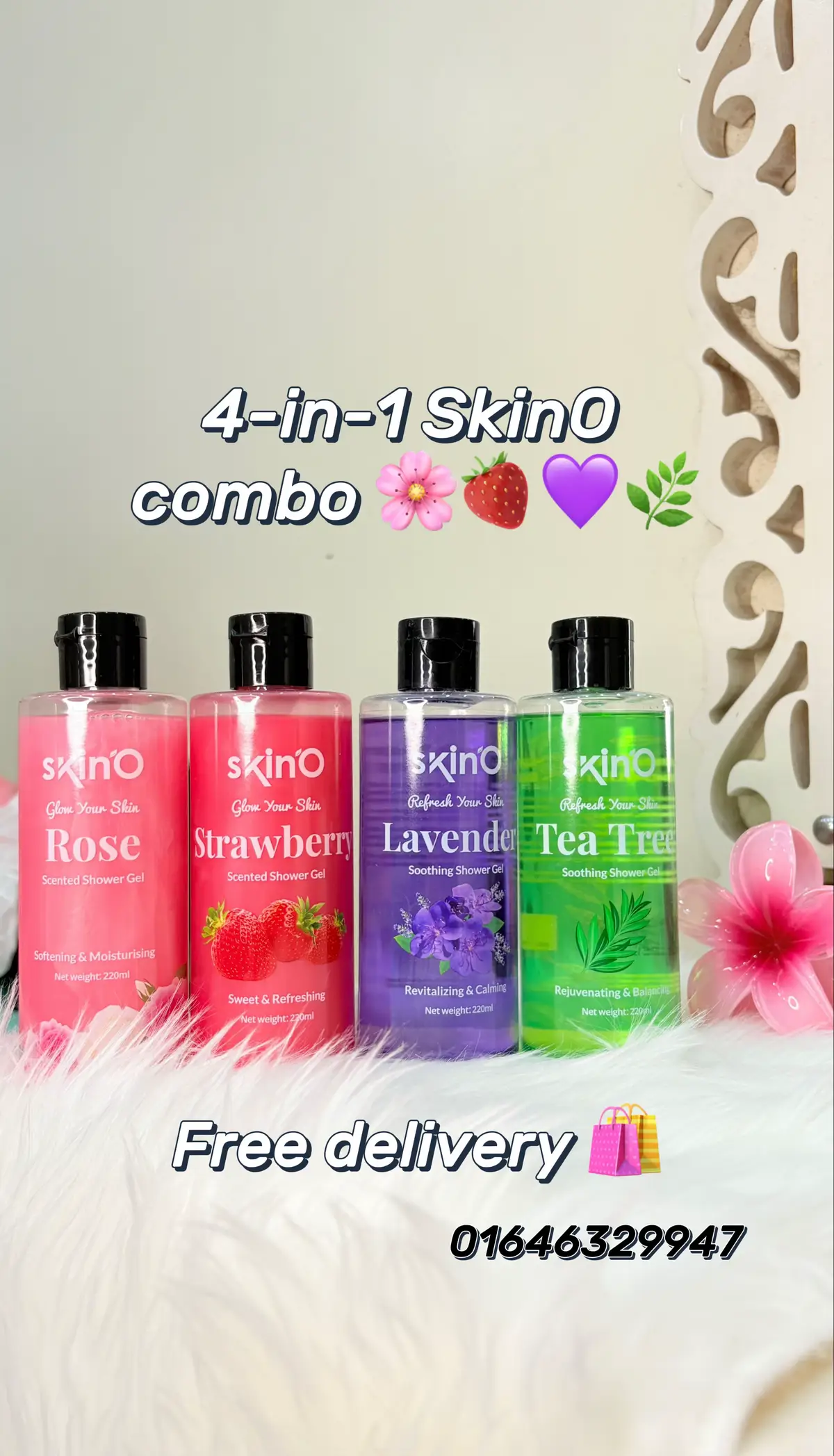 WhatsApp 01646329947 #BumpsFreeSkin #showergel #skino #SkinO #ShowerGelCombo #SkincareRoutine #BathEssentials   #GlowYourSkin #SelfCareVibes #ScentedShower #ComboPack   #SkincareLover #BodyCareEssentials #FreshAndClean #ScentedSkin   #DailyGlow #ShowerTime #AestheticSkinCare #BathTimeBliss  