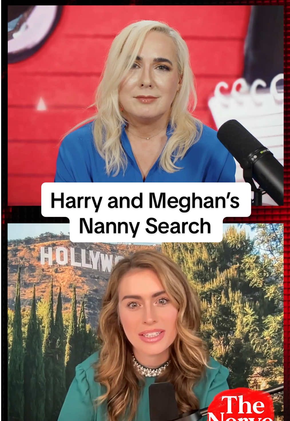#KinseySchofield reveals Harry and Meghan’s nanny search, plus The Nerve’s own version. #thenerveshow #popculture #news 